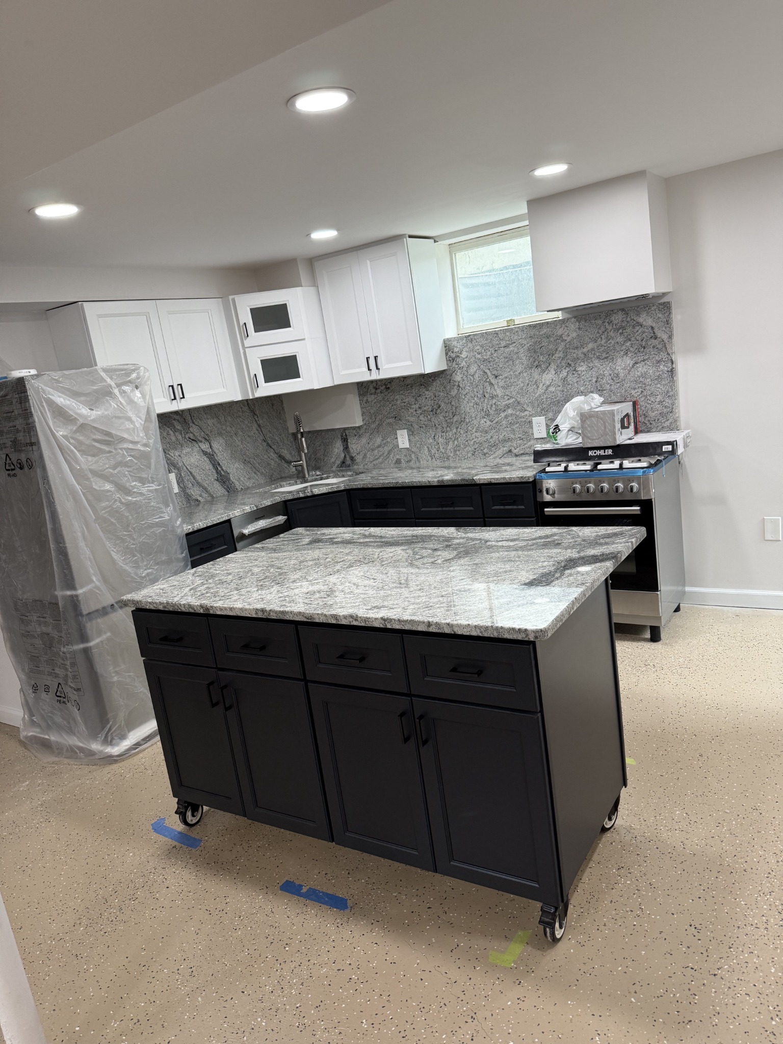 Kitchen Island Installation